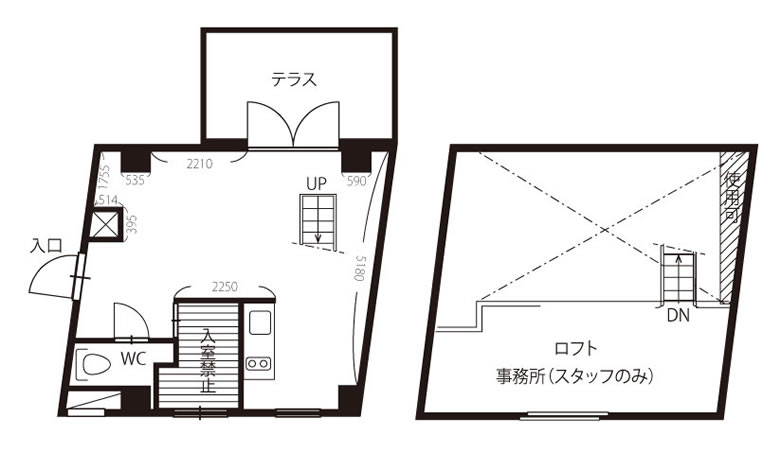 ギャラリー見取図